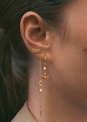 Airi earrings Forgyldt Maanesten